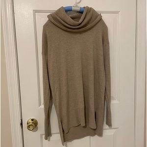 Loft cowl neck tunic sweater